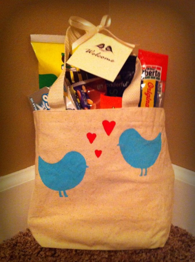 Welcome Bags for Out of Town Wedding Guests